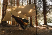 LESOVIK Draka Golden Brown - hamak z moskitierą i systemem zawieszenia, turystyczny - 12