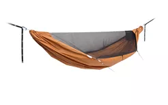 LESOVIK Draka Golden Brown - hamak z moskitierą i systemem zawieszenia, turystyczny
