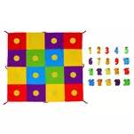 AKSON Mata Edukacyjna szachownica 2x2 m + 20 liczb z rzepami - 3