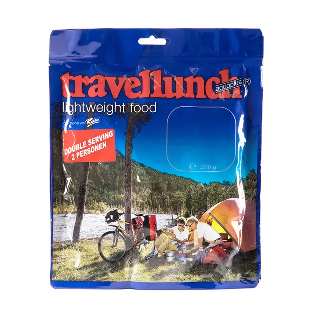 TRAVELLUNCH wegetariański makaron w sosie serowym - 950 g - danie liofilizowane