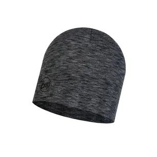 BUFF Midweight Merino Wool Hat - graphite - sportowa czapka zimowa merynosowa