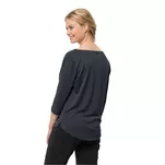 JACK WOLFSKIN  Pack & Go 3/4 - Night blue - Damska koszulka funkcyjna z rękawem do łokcia - 2