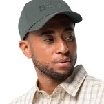 JACK WOLFSKIN Baseball Cap - slate green - bawełniana czapka z daszkiem
