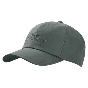 JACK WOLFSKIN Baseball Cap - slate green - bawełniana czapka z daszkiem