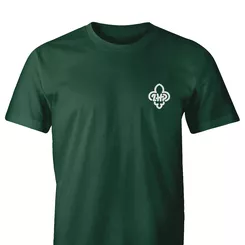 Kolekcja ZHP - koszulka z logo ZHP - ciemnozielona