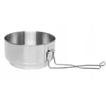 Menażka stalowa 3-elementowa wzmacniana - menażka harcerska, turystyczna i wojskowa - 4