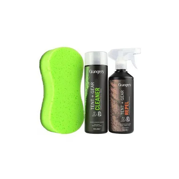 GRANGERS Tent + Gear Care Kit - Zestaw do czyszczenia i impregnacji namiotów