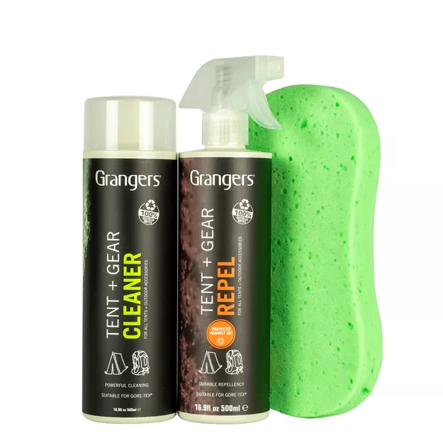 GRANGERS Tent + Gear Care Kit - Zestaw do czyszczenia i impregnacji namiotów