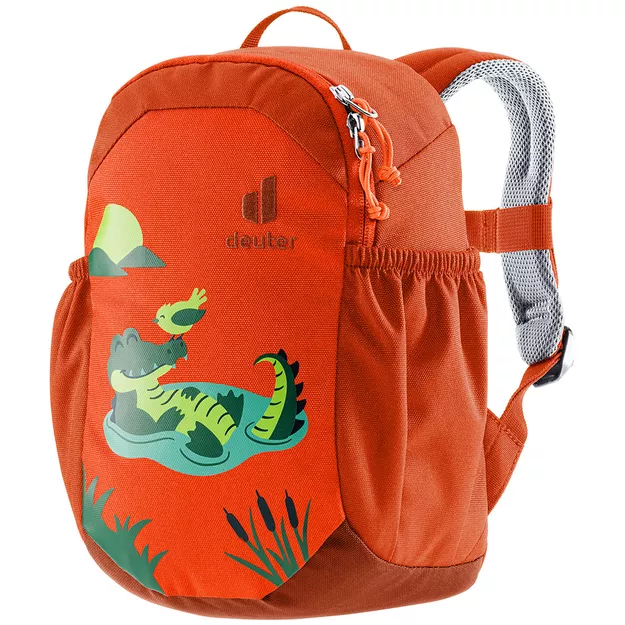DEUTER Pico - flame-brick - Plecak dziecięcy dla dzieci do szkoły i na wycieczkę