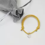 SKARPETA Bransoletka świąteczna ze srebrną zawieszką na sznurku - różne kolory - 3