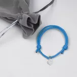 SKARPETA Bransoletka świąteczna ze srebrną zawieszką na sznurku - różne kolory - 4