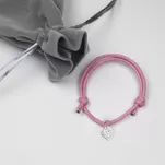 SKARPETA Bransoletka świąteczna ze srebrną zawieszką na sznurku - różne kolory - 5