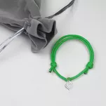 SKARPETA Bransoletka świąteczna ze srebrną zawieszką na sznurku - różne kolory - 6