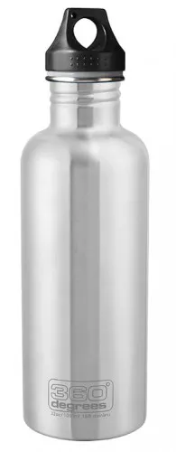 360 DEGREES Single Wall Stainless Bottle 1000 ml - Butelka na wodę ze stali nierdzewnej 1000 ml 