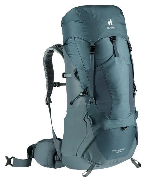 DEUTER Aircontact Lite 50+10 arctic-teal - Lekki plecak trekkingowy