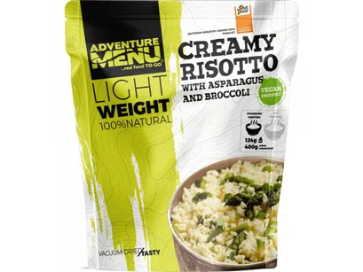 ADVENTURE MENU - Kremowe risotto ze szparagami i brokułami - 124 g - Żywność liofilizowana