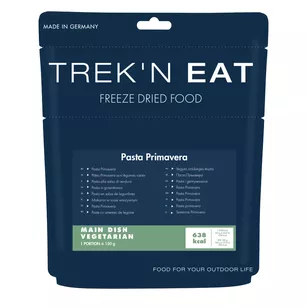 TREK'N EAT Pasta Primavera - Makaron w sosie warzywnym 150 g (640 g) - Żywność Liofilizowana