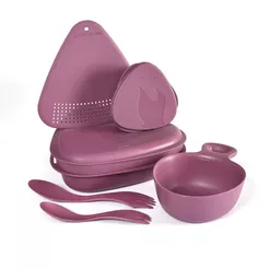 LIGHT MY FIRE MealKit Outdoor 2.0 - mistypurple - Zestaw naczyń turystycznych z bio plastiku
