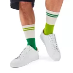 MANY MORNINGS - Green Groove - kolorowe skarpetki sportowe - 2