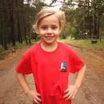 Koszulka zucha z haftowanym logo ZUCH - czerwona junior