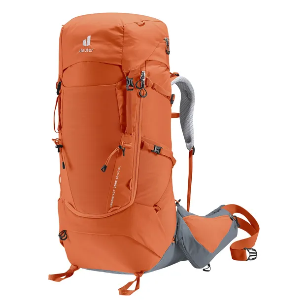 DEUTER Aircontact Core 55+10 SL - parika-graphitpe - damski plecak trekkingowy