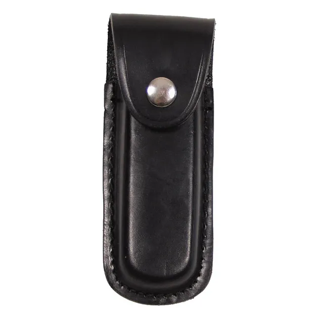 MFH Skórzane etui/pokrowiec na nóż - czarny - 11 cm