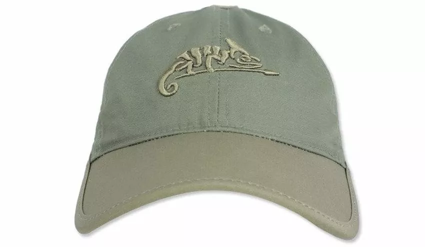 HELIKON Logo Cap - Olive green / Adaptive green - Czapka z daszkiem 