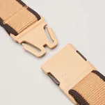 ARCADE Carto Slim Belt - Sand/Med Brown - Wąski elastyczny pasek do spodni - 4