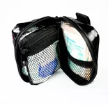 MEDAID 200 - Apteczka turystyczna / rowerowa w góry z wyposażeniem - wodoodporna - czarna