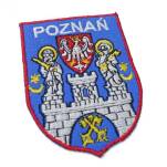 Plakietka z herbem Poznania - naszywka na mundur