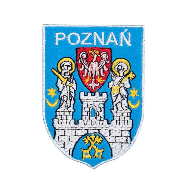 Plakietka haftowana herb Poznań - naszywka na mundur
