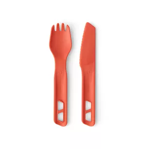 SEA TO SUMMIT Zestaw sztućców turystycznych 2 elementy - Passage Cutlery Set - Spicy Orange