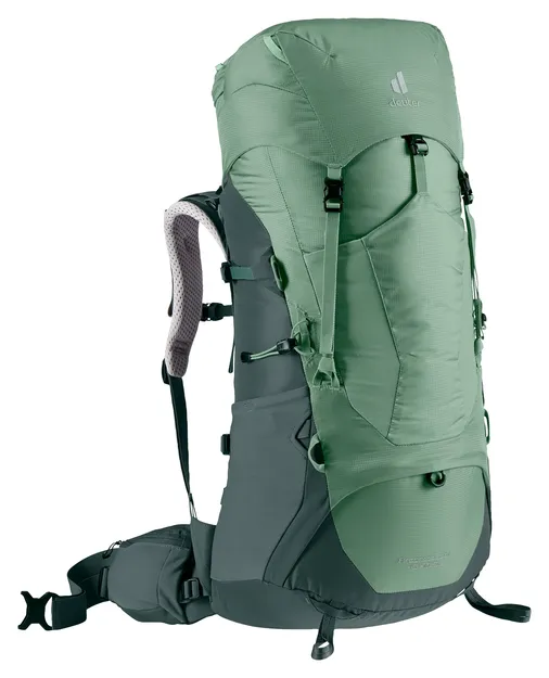 DEUTER Aircontact Lite 45+10 SL aloe-forest - Damski plecak turystyczny lekki