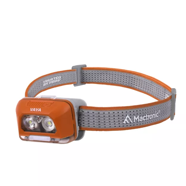 MACTRONIC VAYA - latarka czołowa / czołówka - 480 lm - pomarańczowa
