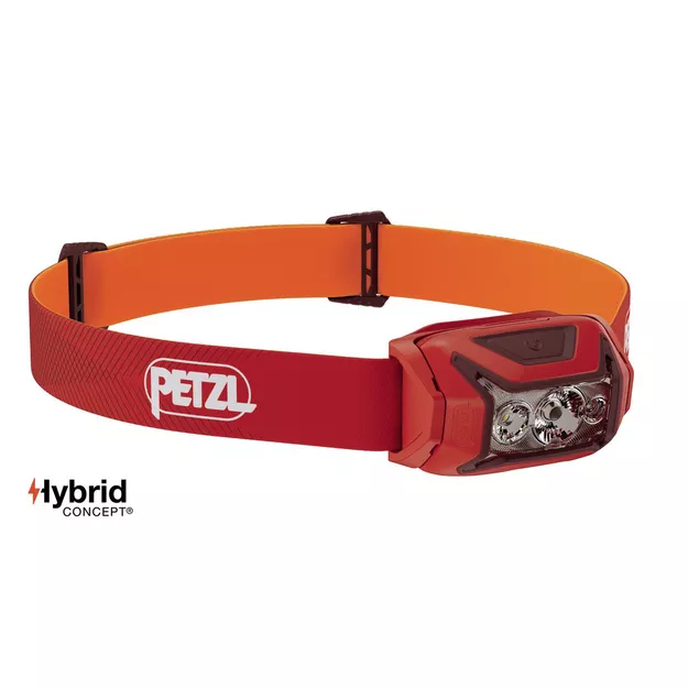 PETZL Actick 450 lumenów - czerwona - czołówka / latarka czołowa
