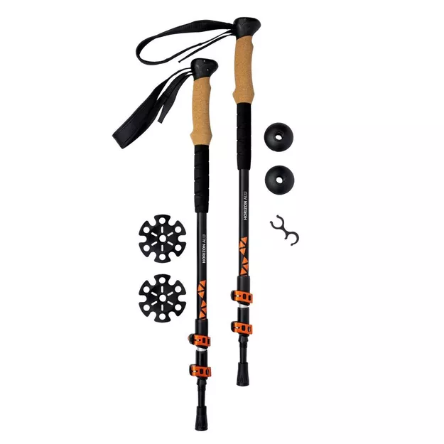 ROCKLAND Horizon Alu - Kijki trekkingowe z korkowym uchwtemy