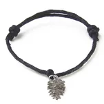 SZYSZKA Bransoletka turystyczna ze srebrną zawieszką na sznurku - różne kolory - 6