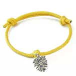 SZYSZKA Bransoletka turystyczna ze srebrną zawieszką na sznurku - różne kolory - 9