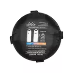 CAMPUS Cougar 150 - czarny - klasyczny śpiwór turystyczny z kapturem - 2