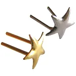Gwiazdki do oznaczania stopni - srebrna lub złota
