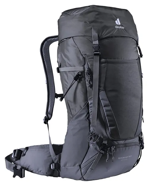 DEUTER Futura Air Trek 45 + 10 SL - black-graphite - damski plecak turystyczny