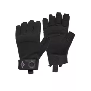 BLACK DIAMOND Crag Half-Finger Gloves - rękawiczki wspinaczkowe bez palców - czarne