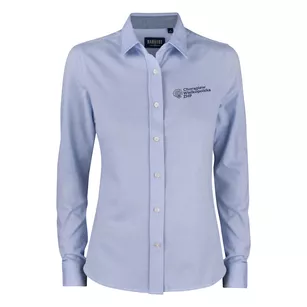 Koszula damska z logo Chorągwi Wielkopolskiej - błękitna
