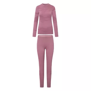 VIKING Damska bielizna termoaktywna Gasher Lady Merino Set - różowy