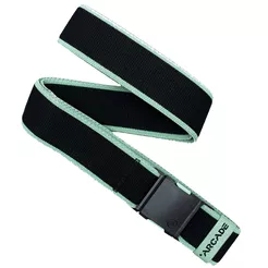 ARCADE Carto Belt - Black/Mint - Elastyczny pasek do spodni