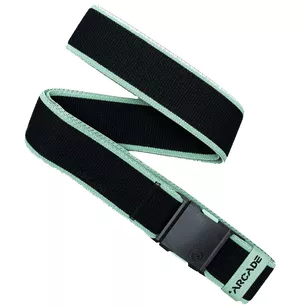 ARCADE Carto Belt - Black/Mint - Elastyczny pasek do spodni