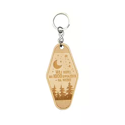 Brelok do kluczy - Mój hotel ma 1000 gwiazdek na niebie