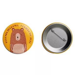 Buttony obozowe / na obóz z własnym wzorem - na zamówienie