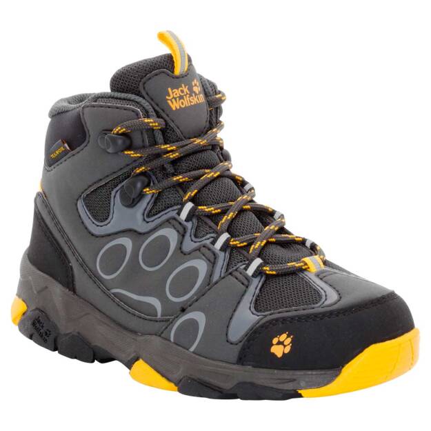 Jack Wolfskin Mtn Attack 2 Mid Texapore Burly Yellow Mlodziezowe Buty Trekkingowe