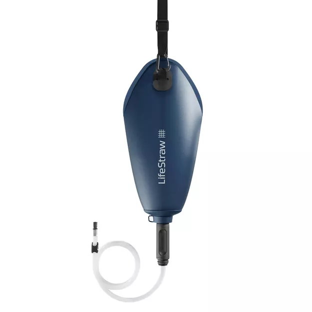 LifeStraw Peak Flex Gravity Water Filter System 3L - zestaw do uzdatniania wody - Mountain Blue